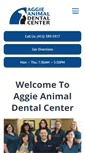 Mobile Screenshot of aggievetdentist.com